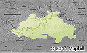 Physical 3D Map of Eichstätt, darken, desaturated