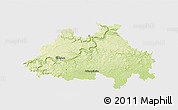 Physical 3D Map of Eichstätt, single color outside