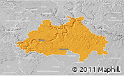 Political 3D Map of Eichstätt, lighten, desaturated