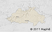 Shaded Relief 3D Map of Eichstätt, lighten, desaturated
