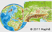 Physical Location Map of Eichstätt