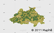 Satellite Map of Eichstätt, single color outside