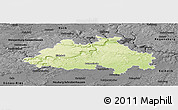 Physical Panoramic Map of Eichstätt, darken, desaturated