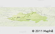 Physical Panoramic Map of Eichstätt, lighten