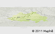 Physical Panoramic Map of Eichstätt, lighten, semi-desaturated
