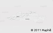 Silver Style Panoramic Map of Eichstätt, single color outside