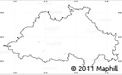 Blank Simple Map of Eichstätt, cropped outside, no labels