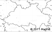 Blank Simple Map of Eichstätt, no labels