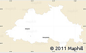 Classic Style Simple Map of Eichstätt, single color outside
