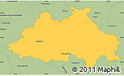 Savanna Style Simple Map of Eichstätt