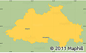 Savanna Style Simple Map of Eichstätt, single color outside