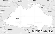 Silver Style Simple Map of Eichstätt