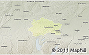 Physical 3D Map of Fürstenfeldbruck, semi-desaturated