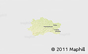 Physical 3D Map of Fürstenfeldbruck, single color outside