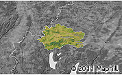 Satellite 3D Map of Fürstenfeldbruck, desaturated