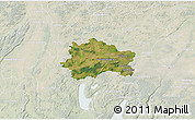 Satellite 3D Map of Fürstenfeldbruck, lighten