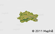Satellite 3D Map of Fürstenfeldbruck, single color outside