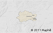 Shaded Relief 3D Map of Fürstenfeldbruck, lighten, desaturated