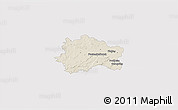 Shaded Relief 3D Map of Fürstenfeldbruck, single color outside