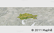 Satellite Panoramic Map of Fürstenfeldbruck, lighten, semi-desaturated