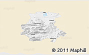 Classic Style 3D Map of Garmisch-Partenkirchen, single color outside