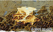 Physical 3D Map of Garmisch-Partenkirchen, darken