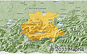 Savanna Style 3D Map of Garmisch-Partenkirchen