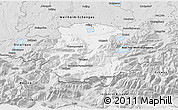 Silver Style 3D Map of Garmisch-Partenkirchen
