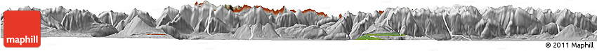 Satellite Horizon Map of Garmisch-Partenkirchen, lighten, desaturated
