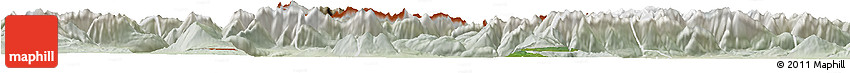 Satellite Horizon Map of Garmisch-Partenkirchen, lighten
