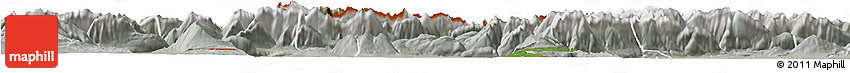 Satellite Horizon Map of Garmisch-Partenkirchen, lighten, semi-desaturated
