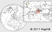 Blank Location Map of Garmisch-Partenkirchen, highlighted parent region, highlighted grandparent region