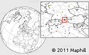 Blank Location Map of Garmisch-Partenkirchen, highlighted parent region