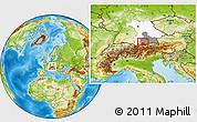 Physical Location Map of Garmisch-Partenkirchen, highlighted parent region, highlighted grandparent region