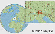 Savanna Style Location Map of Garmisch-Partenkirchen