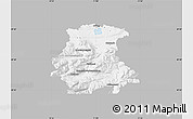 Gray Map of Garmisch-Partenkirchen, single color outside