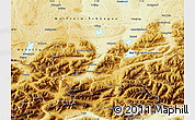 Physical Map of Garmisch-Partenkirchen