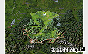 Satellite Map of Garmisch-Partenkirchen, darken
