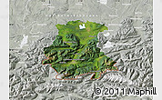 Satellite Map of Garmisch-Partenkirchen, lighten, semi-desaturated