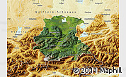 Satellite Map of Garmisch-Partenkirchen, physical outside