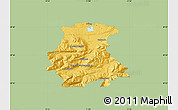 Savanna Style Map of Garmisch-Partenkirchen, single color outside