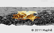 Physical Panoramic Map of Garmisch-Partenkirchen, darken, desaturated