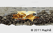 Physical Panoramic Map of Garmisch-Partenkirchen, darken, semi-desaturated