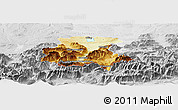 Physical Panoramic Map of Garmisch-Partenkirchen, lighten, desaturated