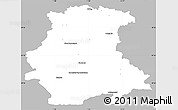 Gray Simple Map of Garmisch-Partenkirchen, single color outside