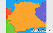 Political Simple Map of Garmisch-Partenkirchen