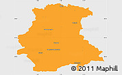 Political Simple Map of Garmisch-Partenkirchen, single color outside