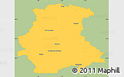 Savanna Style Simple Map of Garmisch-Partenkirchen, single color outside