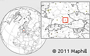 Blank Location Map of Ingolstadt
