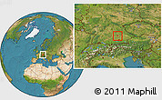Satellite Location Map of Ingolstadt